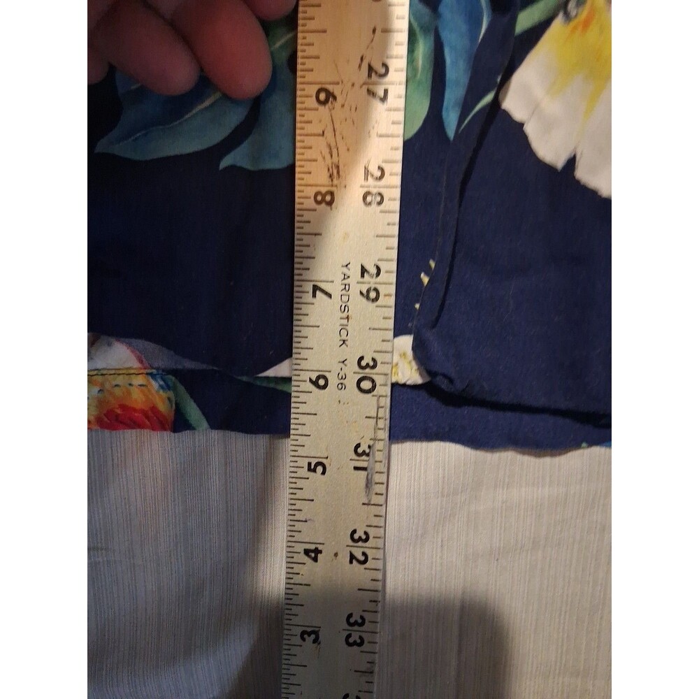 Vintage PARADISE FOUND Hawaiian Shirt Magnum PI Men's 2XL Parrots Multicolor - Picture 5 of 5